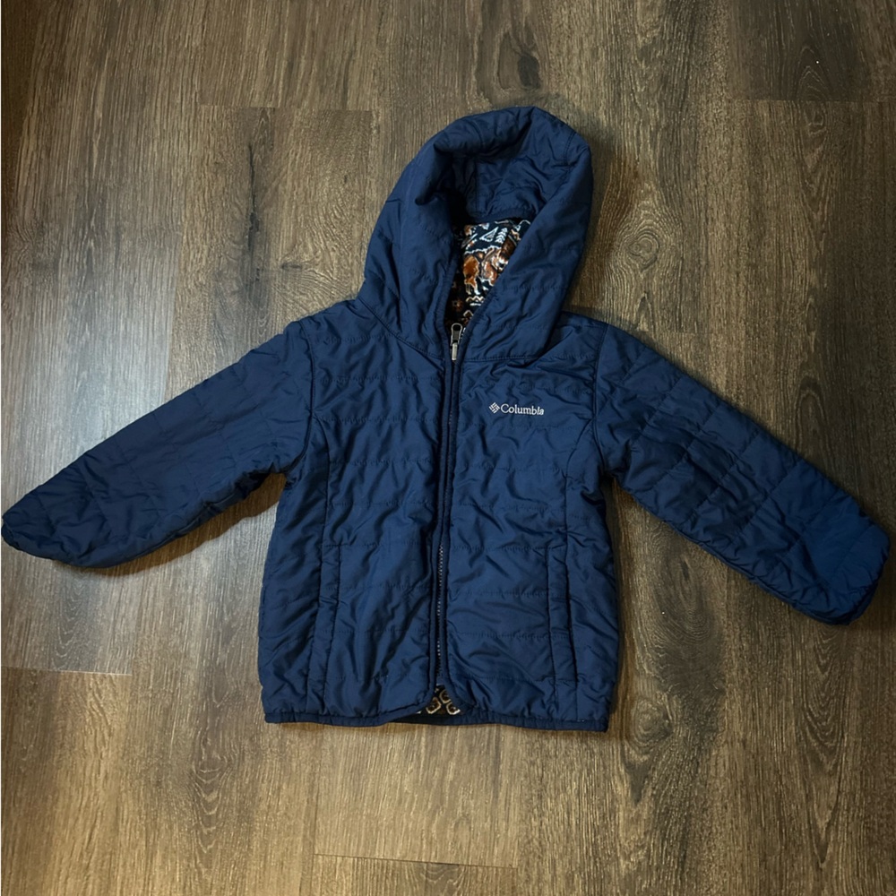 Toddler Boy Columbia Double Trouble Reversible Lightweight Jacket/ size 4t